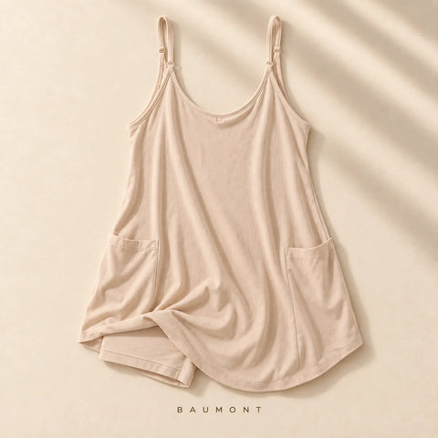 Vestido Miami com Forro e Bolsos - Baumont