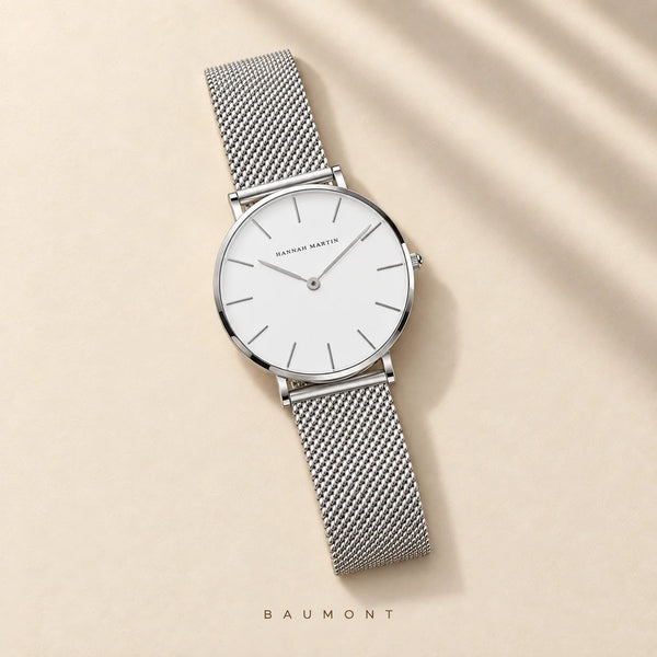 Relógio Feminino Baumont Prata Argente 36mm
