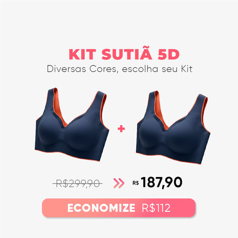 Kit Black Friday: Sutiã 5D
