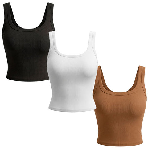 Kit 3 Blusas con tirantes ajustables