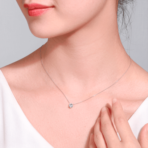 Colar Amalfi Baumont com Cristal de Safira