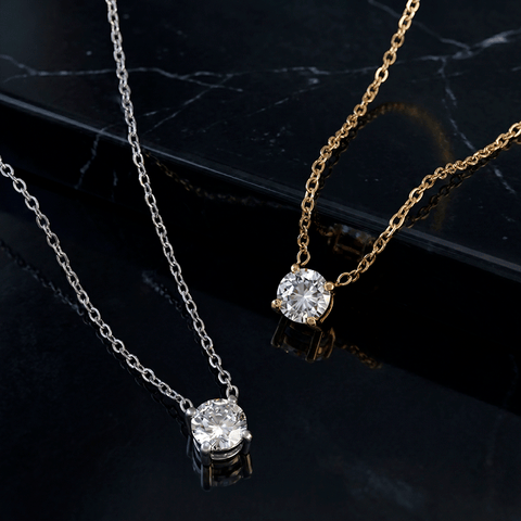 Colar Amalfi Baumont com Cristal de Safira