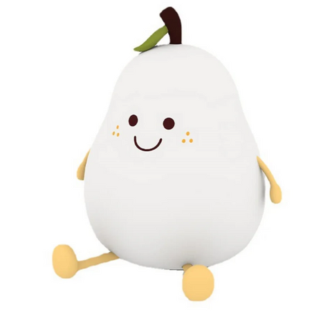 PêraLume 🍐 Luminária 7 Cores de Silicone (UBS/Recarregável)